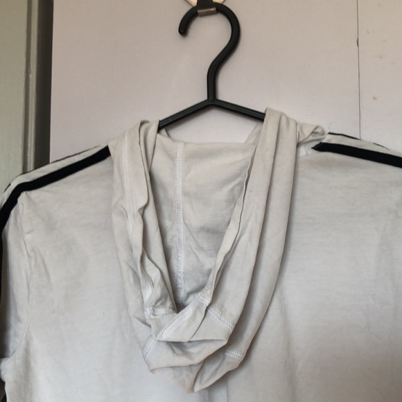 White adidas hoodie size medium - Picture 3 of 3